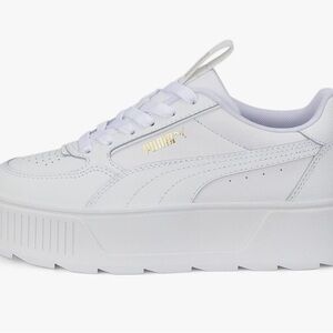 PUMA Women's White Platform Sneakers sz 7 1/2